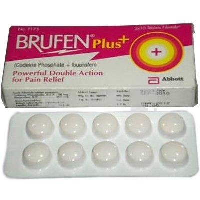 BRUFEN PLUS 400 mg/30 mg X 30 COMPR. FILM. 400mg/30mg BGP PRODUCTS AB - ABBOTT
