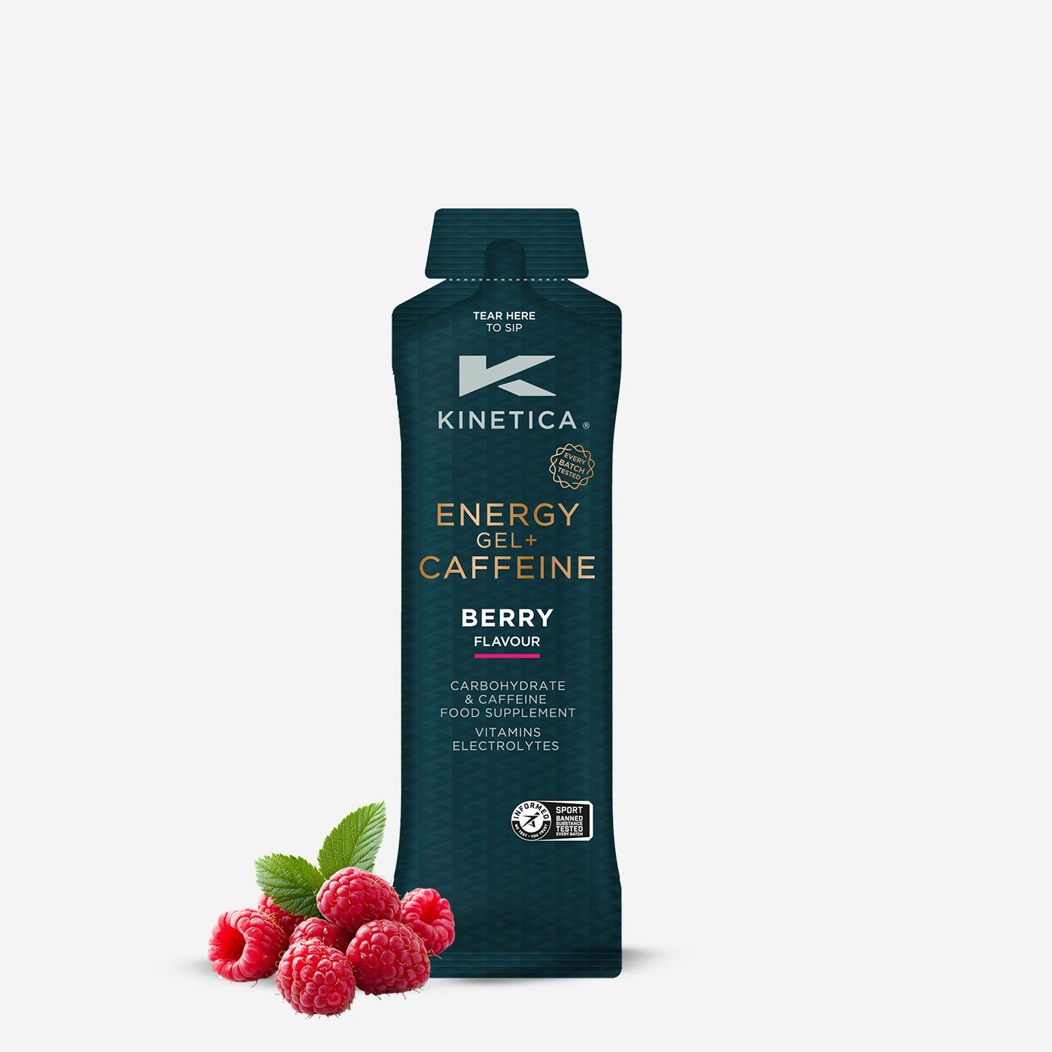 Caffeine Berry Burst Gel 70 g Kinetica