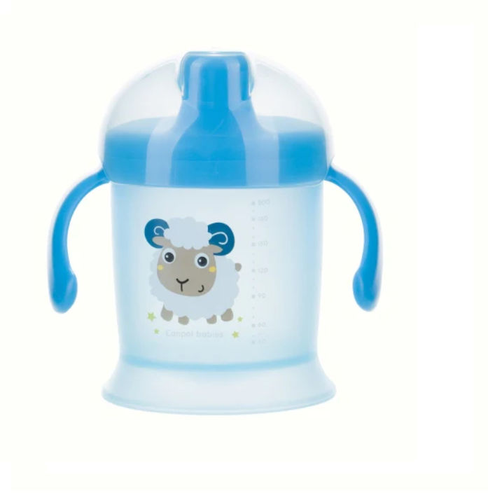 Canpol 31/300 Canita cu sistem anti-varsare Bunny & Company 200 ml