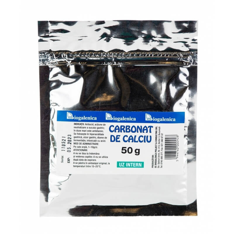 Carbonat de calciu - uz intern 50 g