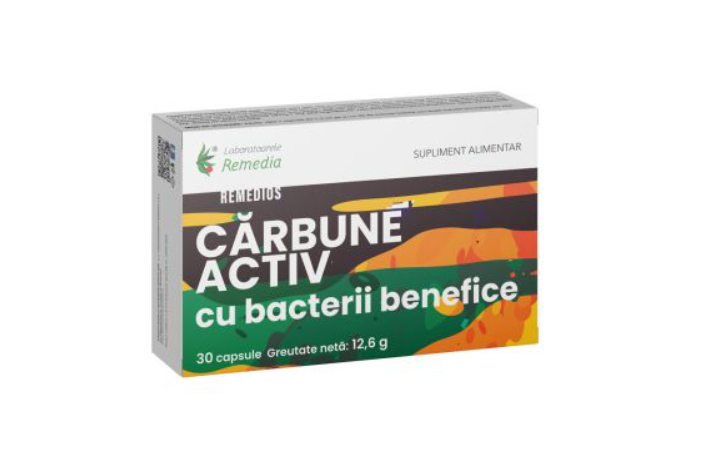 Carbune activ 350 mg 30 capsule