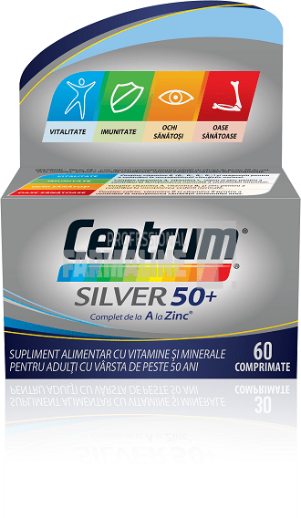 Centrum Silver 50+ de A la Zinc 60 comprimate