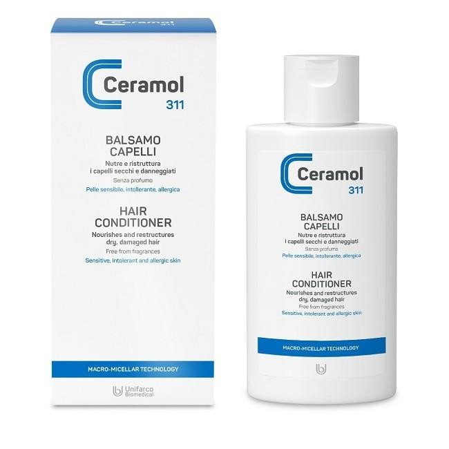 Ceramol 311 balsam pentru par, scalp sensibil, dermatite, flacon 200 ml, Unifarco Biomedical