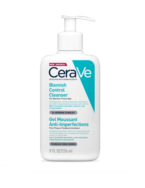 Cerave Gel spumant de curatare anti-imperfectiuni pentru tenul cu tendinta acneica 236 ml