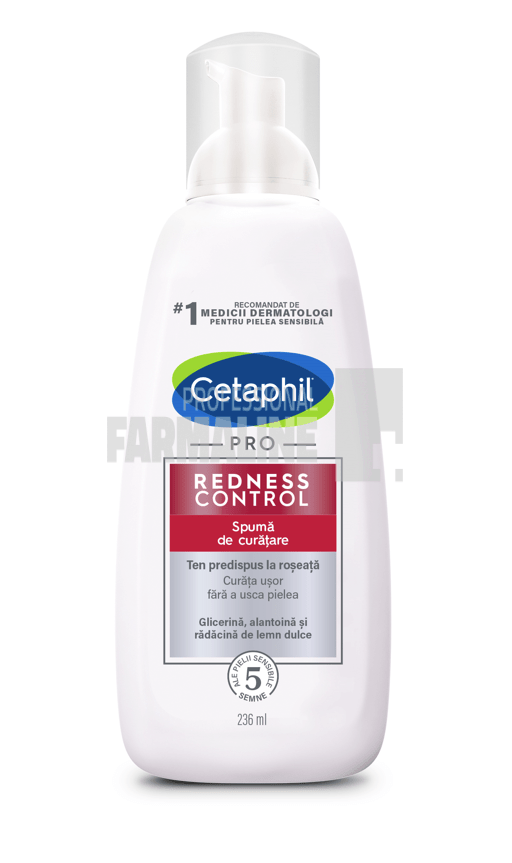Cetaphil Pro Redness Control Spuma de curatare 236 ml