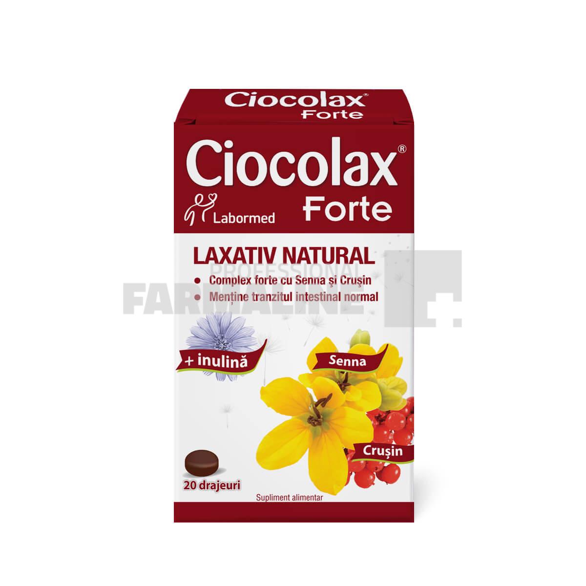 Ciocolax forte 20 drajeuri