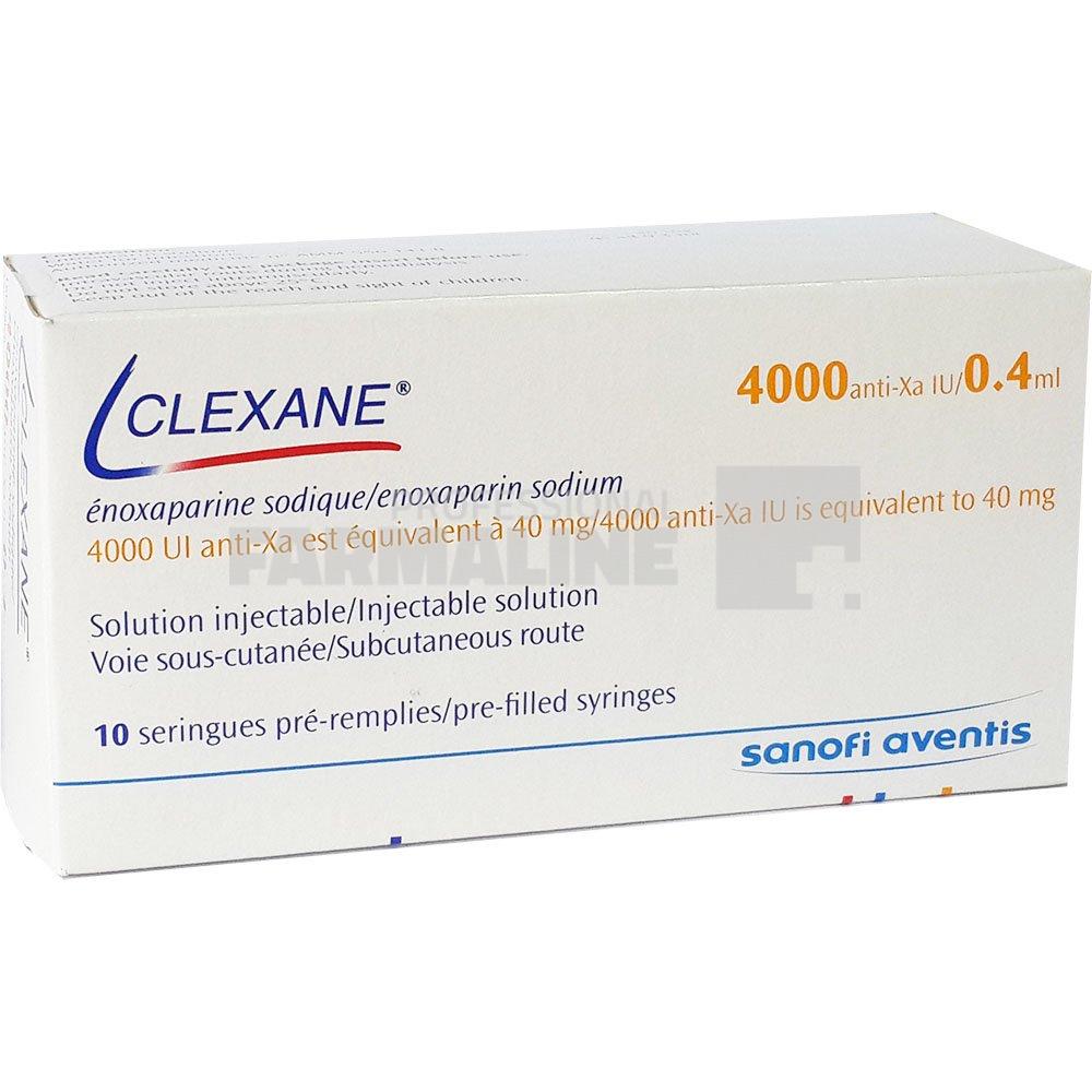 CLEXANE 4000 UI (40 mg)/0,4 ml X 10