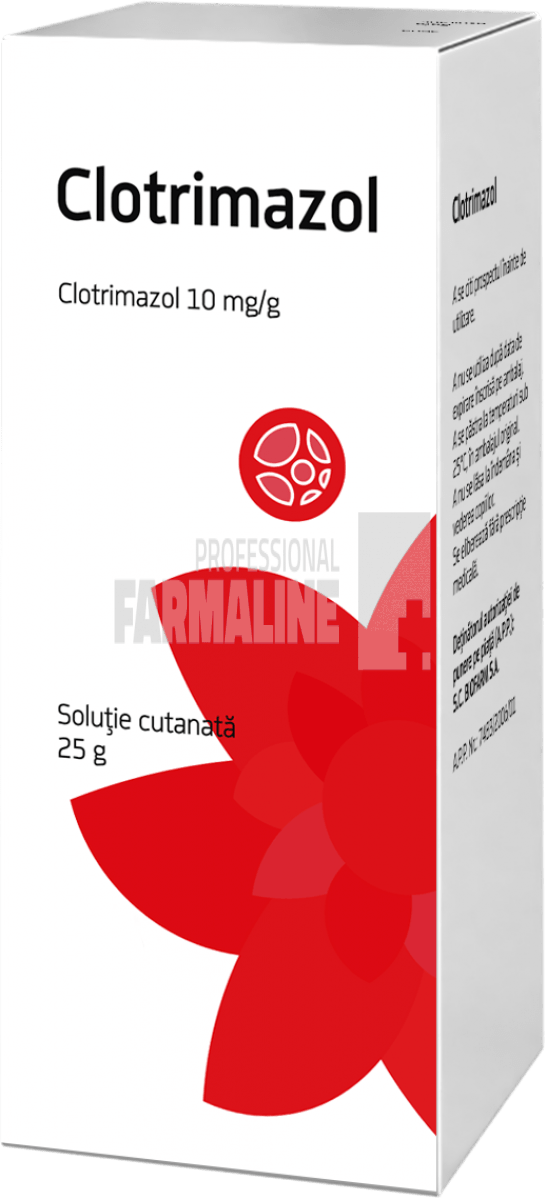 Clotrimazol Solutie cutanata 10,87mg/ml 23 ml