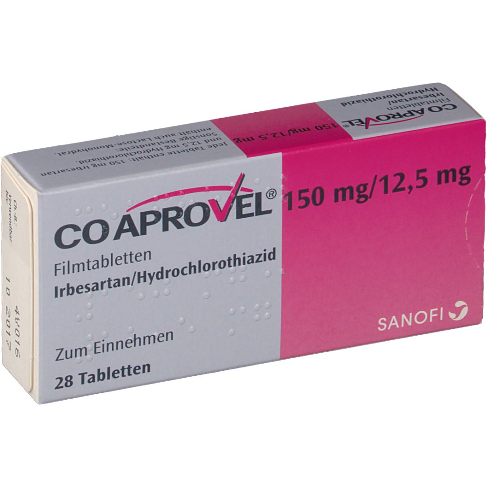 COAPROVEL 150mg/12,5mg x 28 COMPR. 150mg/12,5mg SANOFI PHARMA - BRIS