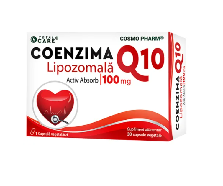 Coenzima Q10 lipozomala 100 mg 30 capsule