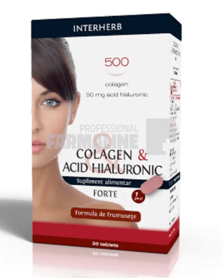 best hyaluronic acid cu colagen de tip 2 Colagen & Acid Hyaluronic Forte 30 tablete