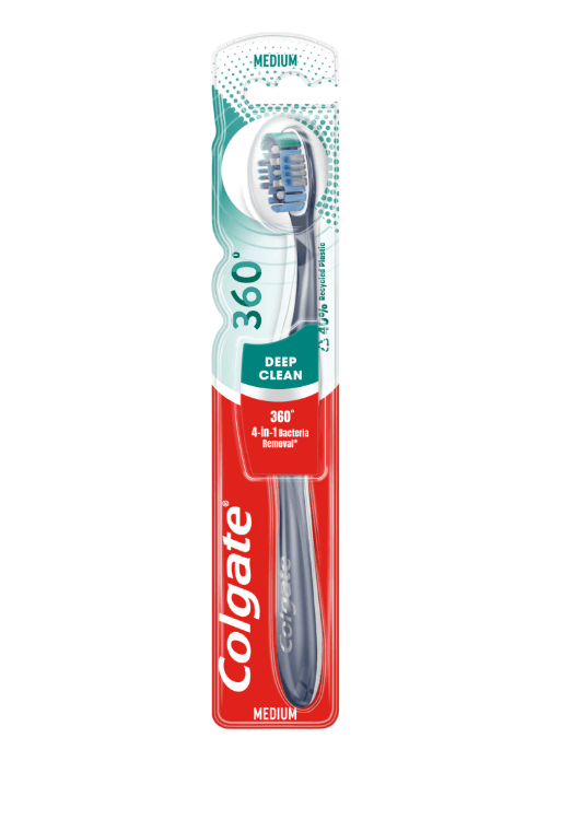 Colgate Periuta de dinti 360 Deep Clean Medium 1 bucata