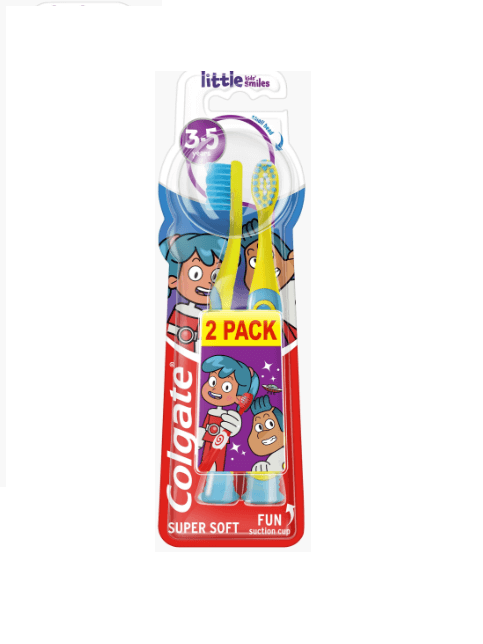 Colgate Periuta de dinti Little Kids Smiles super Soft 3 - 5 ani 2 bucati