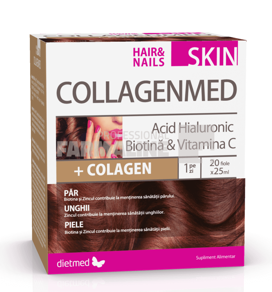 CollagenMed Skin Hair & Nails 20 fiole buvabile x 25 ml BF