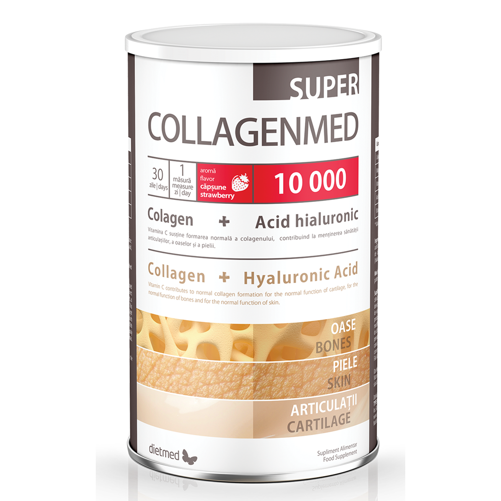 CollagenMed Super 10.000 capsune 450 g