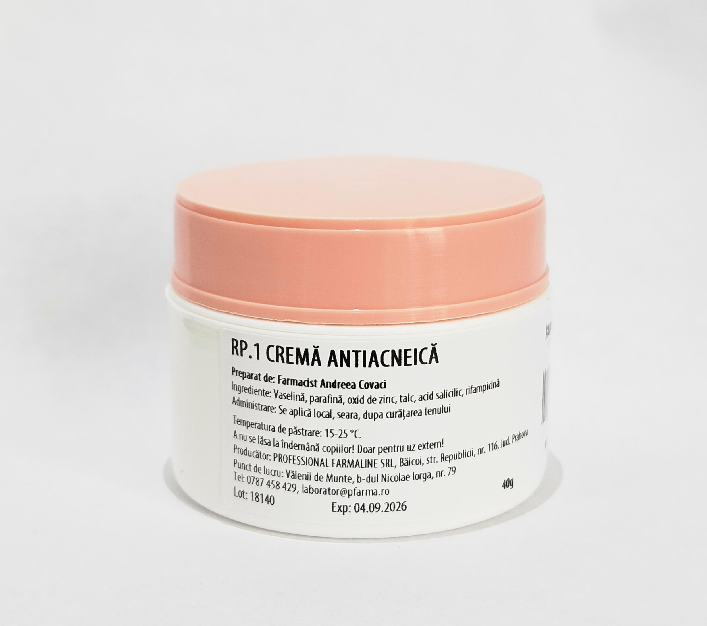 Crema antiacneica 30 ml
