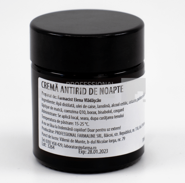 Crema antirid de noapte 30 g BF