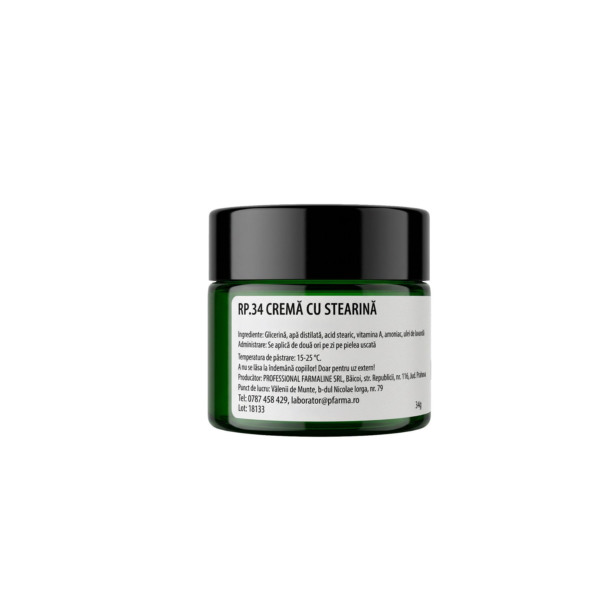 Crema cu stearina pentru maini si picioare crapate 50 ml