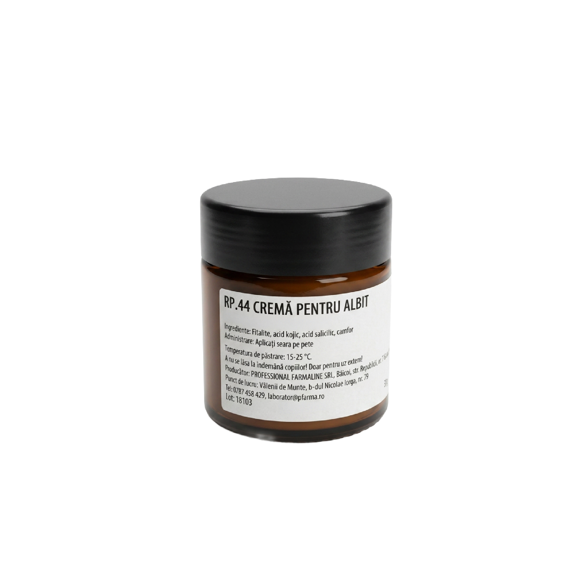Crema pentru albit cu acid kojic 30 ml