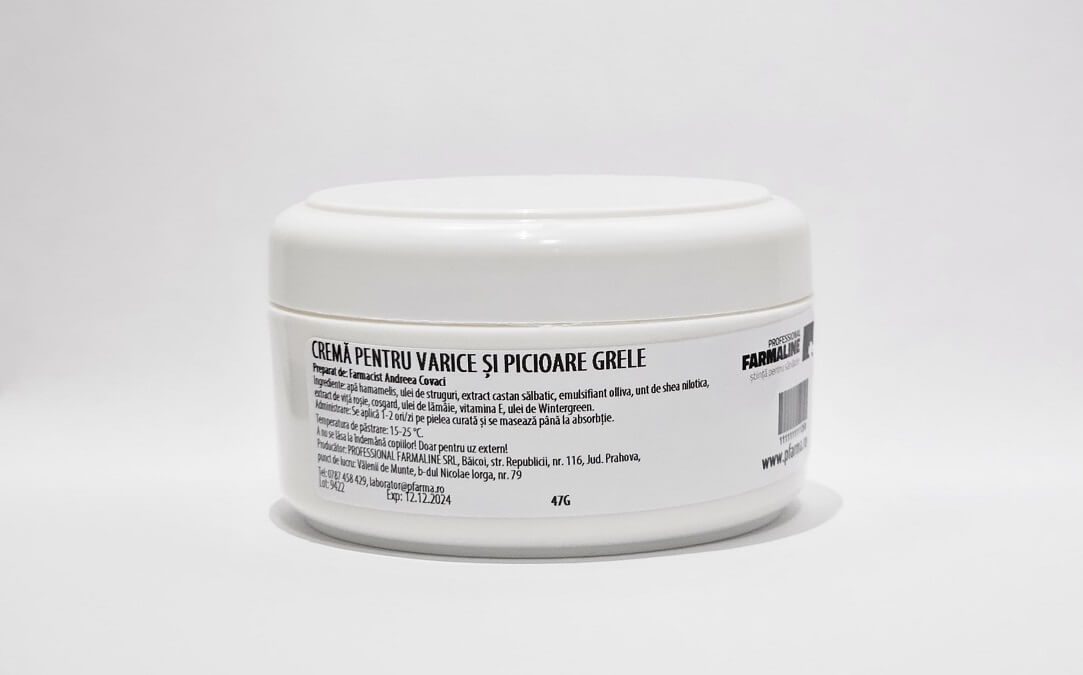 Crema pentru varice si picioare grele 47 g