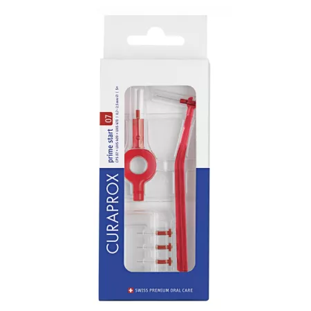 Curaprox periute interdentare 07 + maner prime start  1 set
