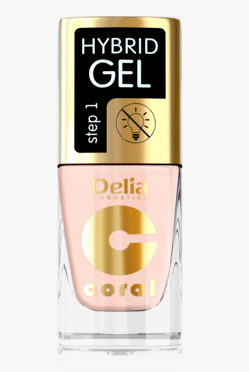 Delia Coral Hybrid Gel Color step 1 Lac unghii 67