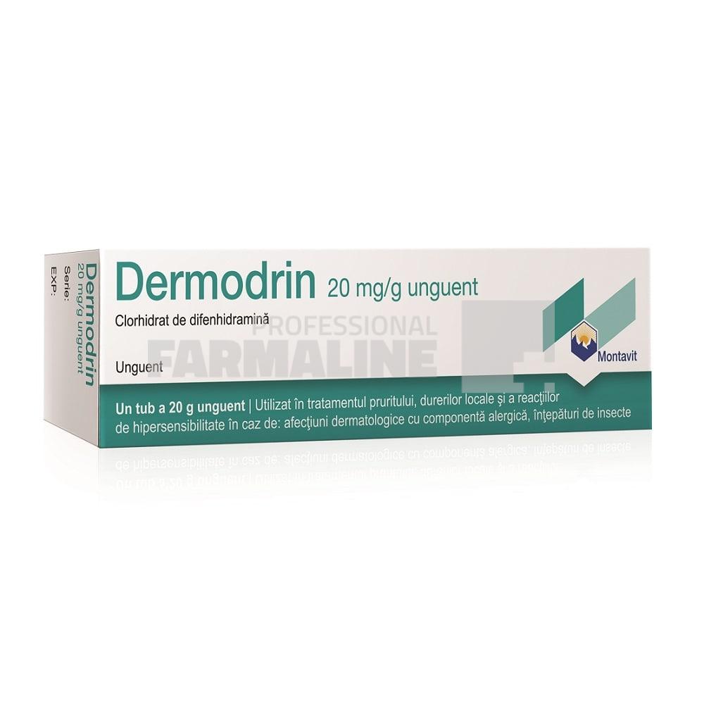 DERMODRIN X 1 - 50G UNGUENT 20mg/g MONTAVIT