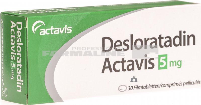 DESLORATADINA ACTAVIS x 30 COMPR. FILM. 5 mg ACTAVIS GROUP PTC EH
