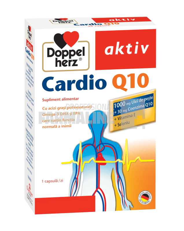 Doppelherz Aktiv Cardio Coenzima Q10 30 capsule