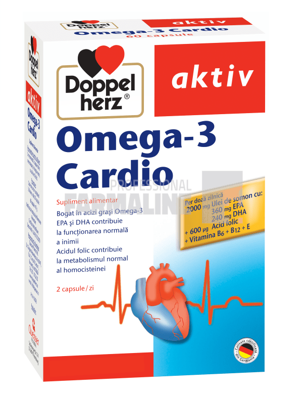 omega 3 doppelherz 120+60 dr max Doppelherz Aktiv Omega 3 Cardio 60 capsule