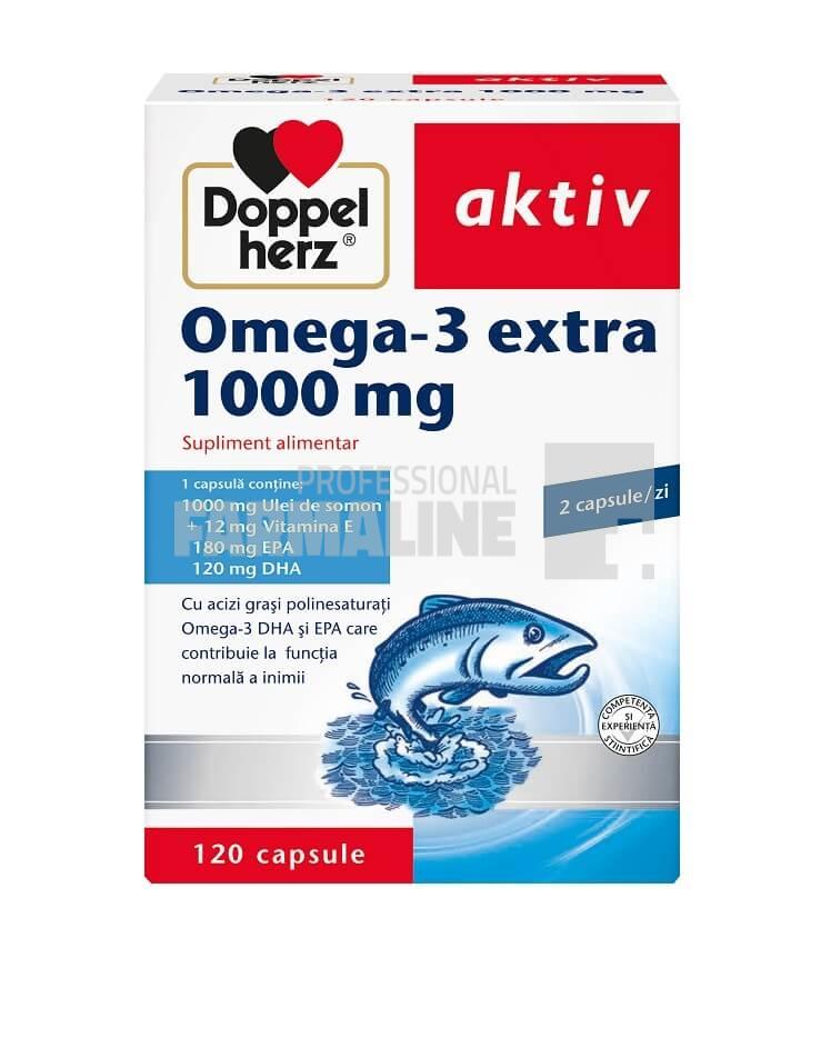 Doppelherz Aktiv Omega 3 Extra 1000 mg 120 capsule
