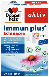 Doppelherz Immun Plus+ Echinacea Depot 20 tablete