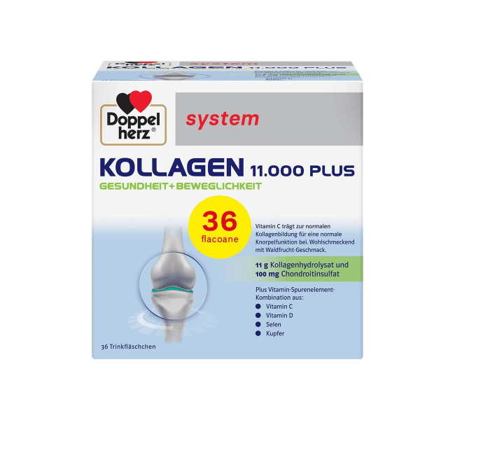 Doppelherz System Kollagen 11.000 plus 36 flacoane