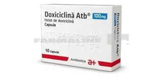 Doxiciclina 100 mg x 10 caps. IS
