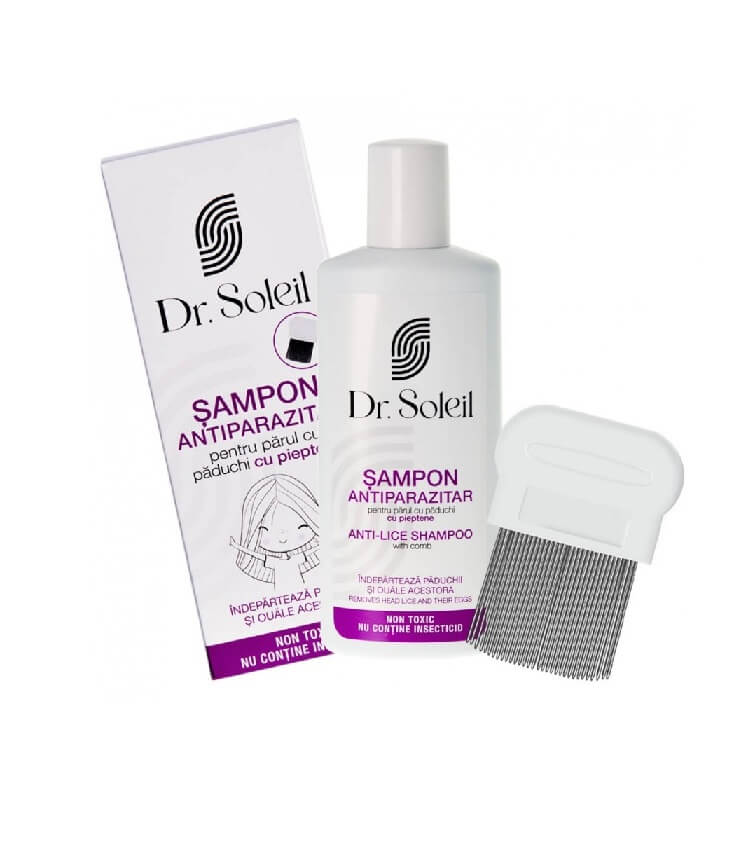 Dr. Soleil Sampon antiparazitar 200 ml + 1 Pieptene