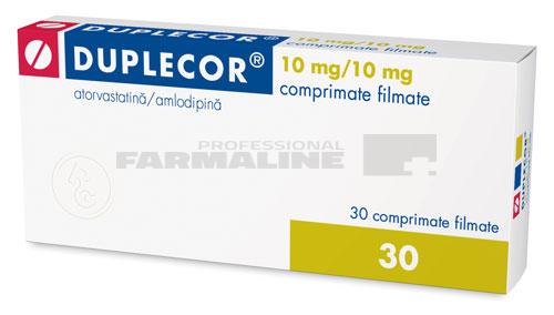 DUPLECOR 10 mg/10 mg x 30 COMPR. FILM. 10mg/10mg GEDEON RICHTER ROMAN