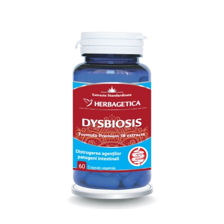 Dysbiosis 60 caps. Herbagetica