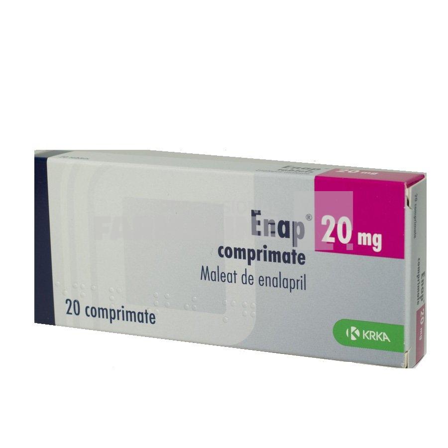 ENAP 20 mg x 20 COMPR. 20mg KRKA D.D. NOVO MESTO