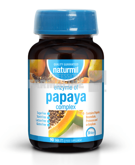 Naturmil Enzymes Papaya Complex 90 tablete