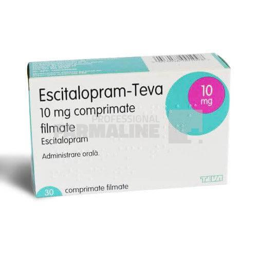 ESCITALOPRAM TEVA 10 mg X 28 COMPR. FILM. TEVA B.V.