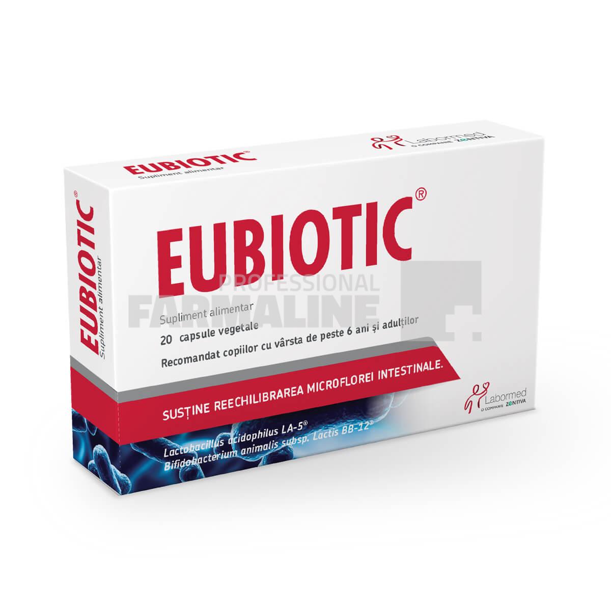 Eubiotic Capsule, Labormed, Supliment alimentar pe bază de tulpini bacteriene benefice