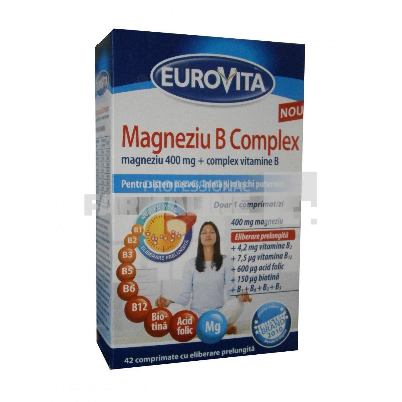 eurovita magneziu b complex 42 comprimate cu elibe 175590 1 1544174361