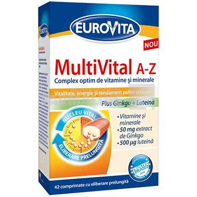 Eurovita Multivital A - Z 42 comprimate