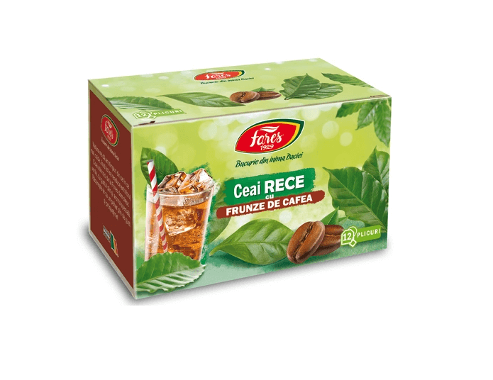 Fares Ceai rece cu frunze de cafea 12 plicuri