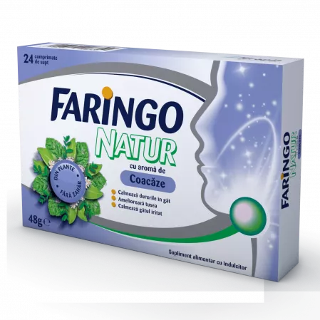 Faringo natur aroma de coacaze X 24 compr. supt Terapia