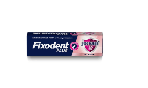 Fixodent Plus Food Barrier No Flavour Crema adeziva 40 g