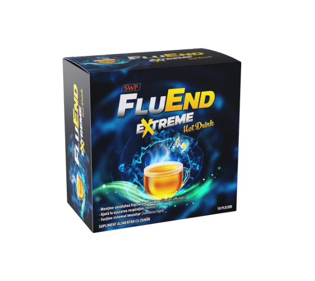 Fluend Extreme Hot Drink 10 plicuri