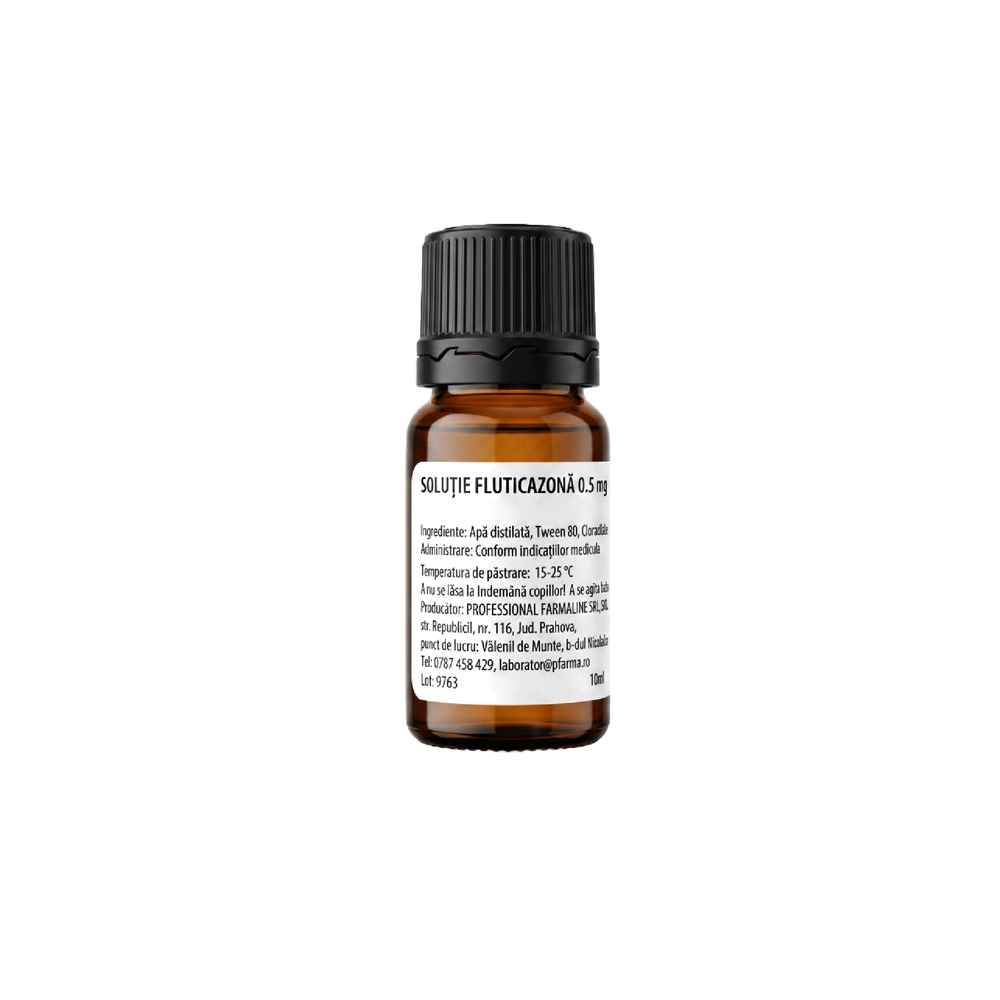 Fluticazona 0.5mg/2ml solutie de inhalat prin nebulizator