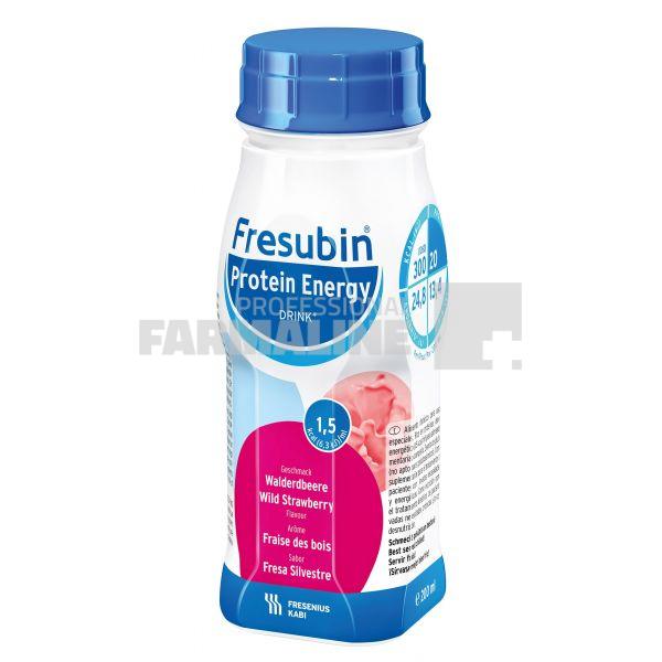 Fresubin Protein Energy Drink Aroma fragi 200 ml - 4 bucati