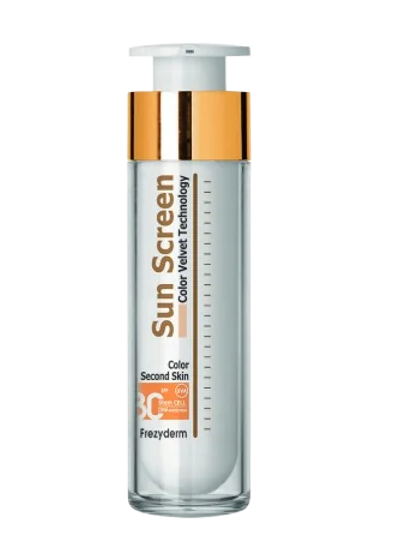 Frezyderm Sun Screen Color Velvet Face SPF30 tehnologie second skin 50 ml